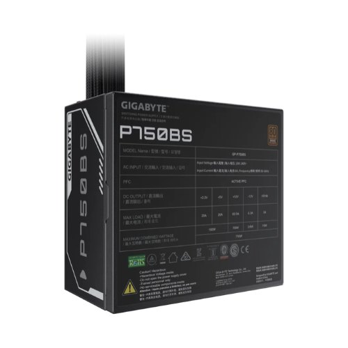 FUENTE DE ALIMENTACION ATX 750W GIGABYTE P750BS