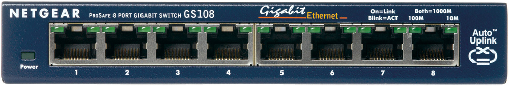 HUB SWITCH NETGEAR GS108GE