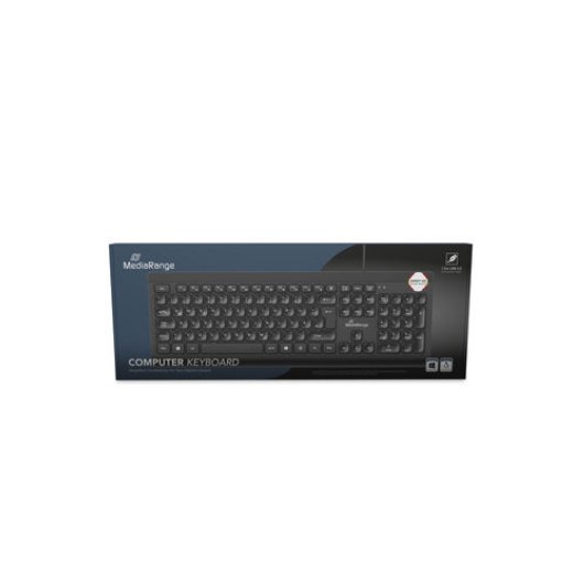 TECLADO MEDIARANGE MROS101 BLACK ES