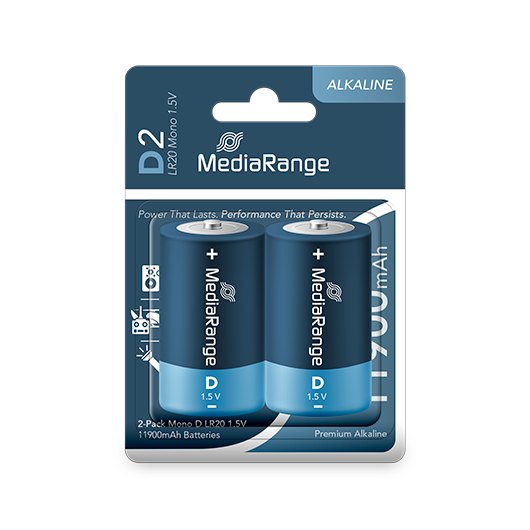 PILAS ALCALINAS MEDIARANGE MONO-D