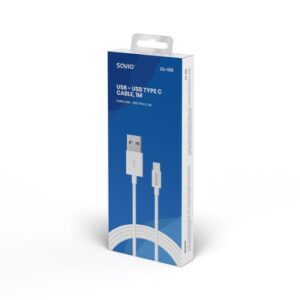 CABLE USB-A A USB-C CARGA RÁPIDA 1M SAVIO CL-126