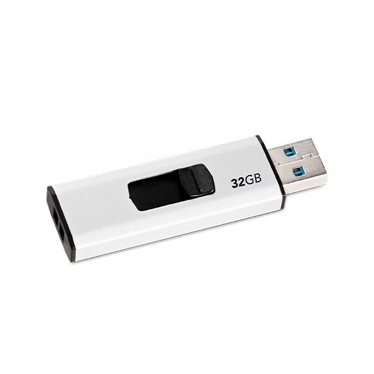 PENDRIVE 32GB USB 3.2 MEDIARANGE SILVER-BLACK