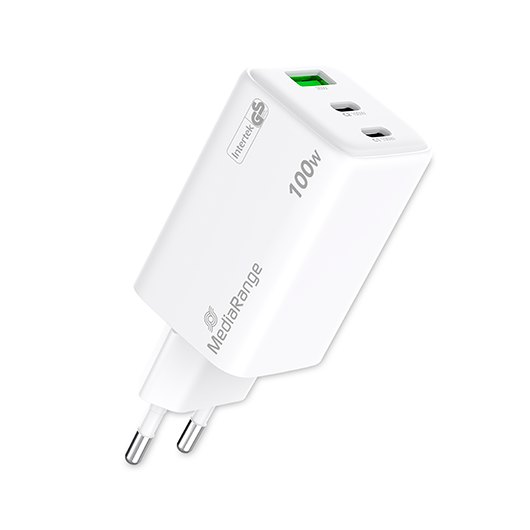 CARGADOR MEDIARANGE TRIPLE USB-A U USB-C 100W