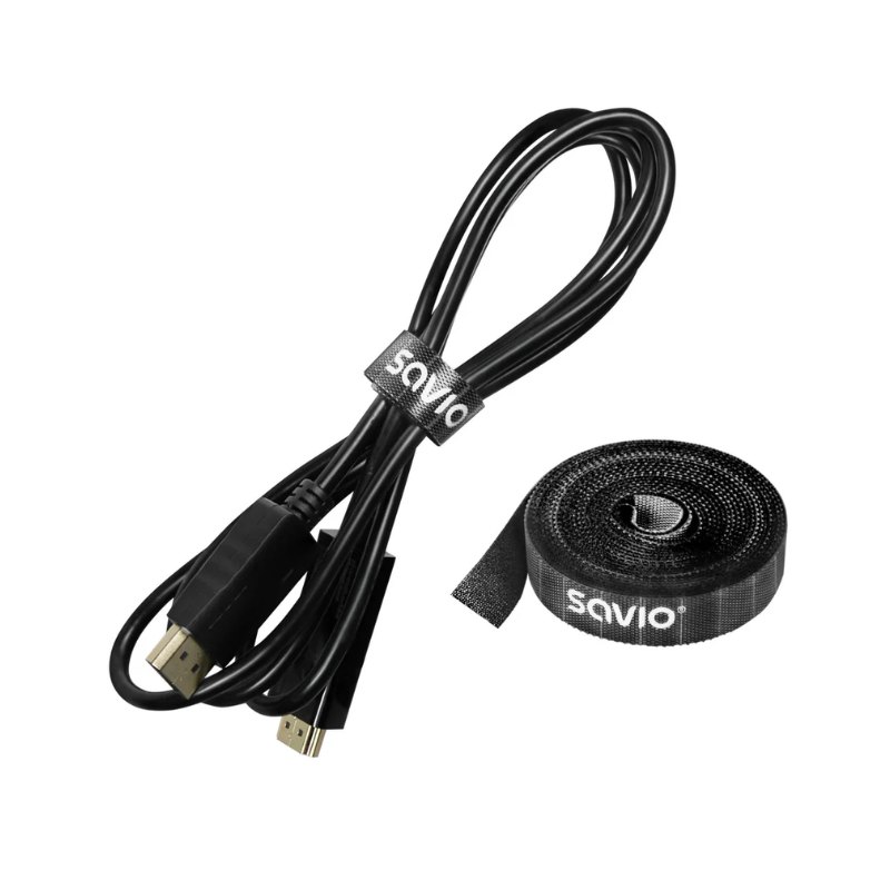 ORGANIZADOR CABLES SAVIO OC-07 CINTA VELCRO