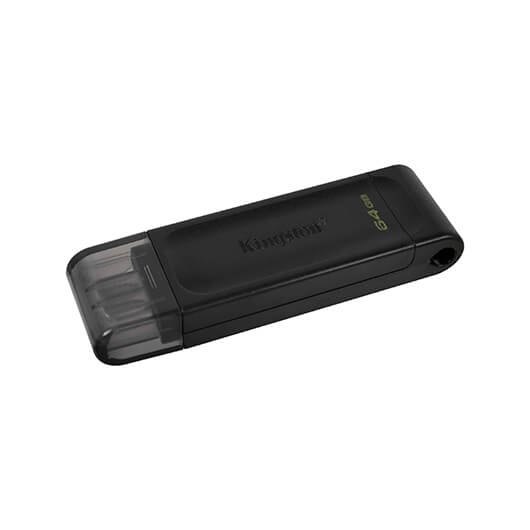 PENDRIVE 64GB USB-C 3.2 KINGSTON DT70 NEGRO