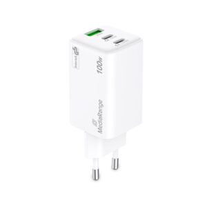 CARGADOR MEDIARANGE TRIPLE USB-A U USB-C 100W