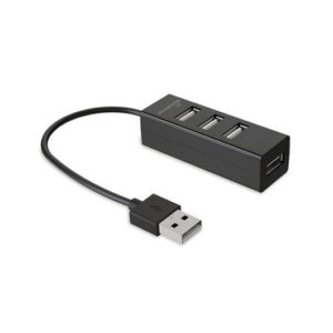 HUB 4 PUERTOS 2.0 MEDIARANGE MRCS502 BLACK
