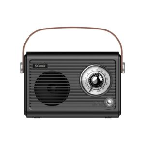RADIO PORTATIL SAVIO RS-01 BLACK-BROWN