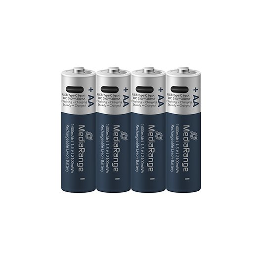 PILAS RECARGABLES MEDIARANGE AA