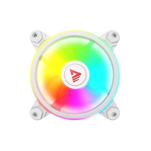 KIT 4 VENTILADORES PC SAVIO CON MANDO WHITE FAN-01