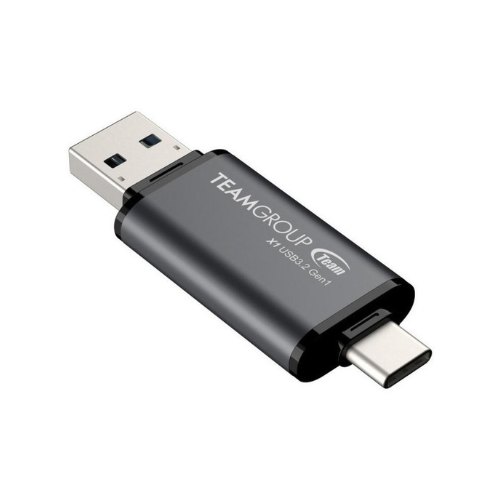 PENDRIVE 128GB TEAMGROUP X1 USB-A/USB-C GRIS