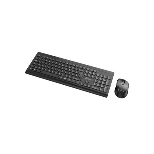 TECLADO + RATON WIRELESS MEDIARANGE MROS104 ES BLACK / 1200