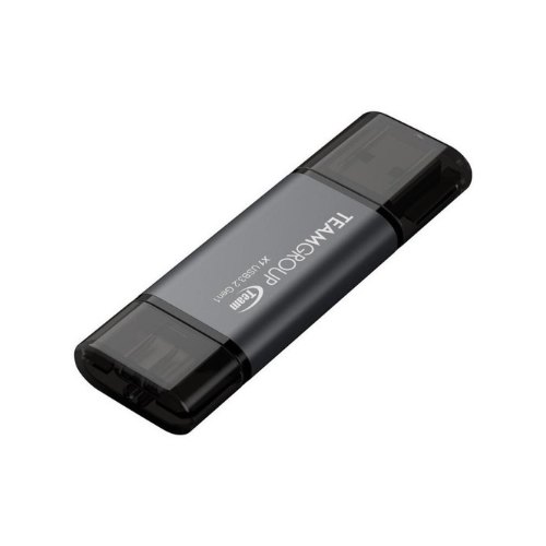PENDRIVE 128GB TEAMGROUP X1 USB-A/USB-C GRIS