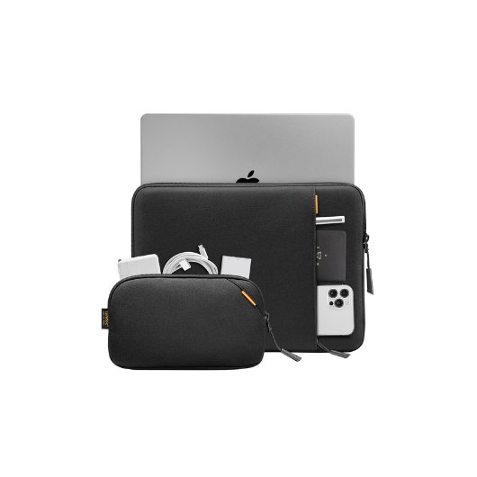 FUNDA PORTATIL 14 TOMTOC A13 + BOLSO BLACK