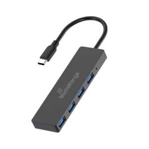HUB MEDIARANGE USB-C 4XUSB 3.0