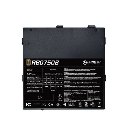 FUENTE DE ALIMENTACION ATX 750W LIAN LI RB750 BRONZE BLACK