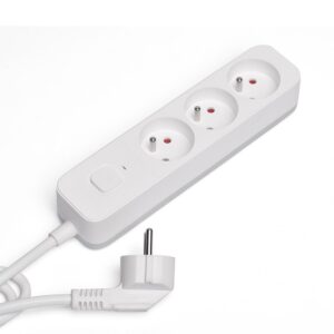 REGLETA DE 3 ENCHUFES 1.5M BLANCO SAVIO LZ-07
