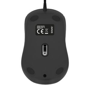 RATON OPTICO SAVIO MB-02 CON CABLE USB-A 1200 DPI