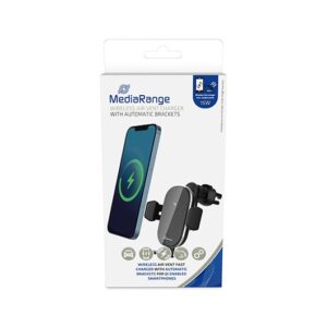 CARGADOR SOPORTE INALAMBRICO COCHE MEDIARANGE 15W