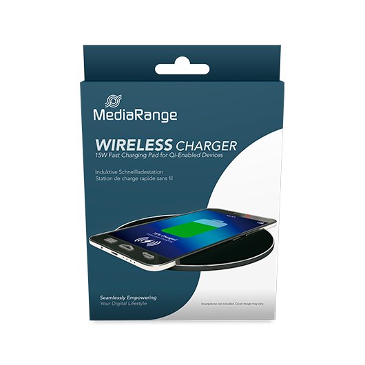 CARGADOR INALAMBRICO MEDIARANGE 15W